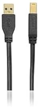 Gold-Plated USB 3.0 A/B Cable 6-Ft.