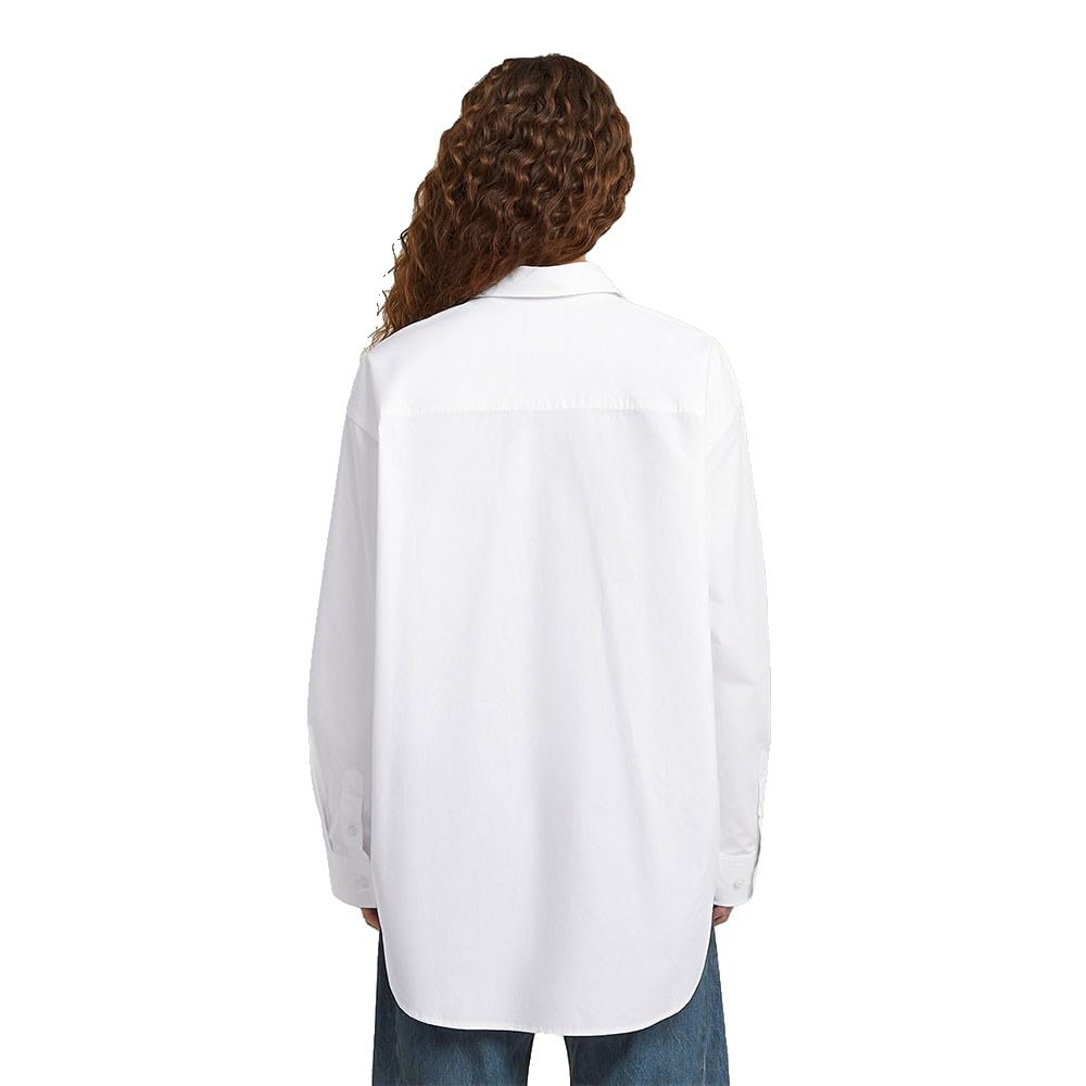 G-Star Oversized Zip Poplin Ls Shirt WMN T-Shirt Femme