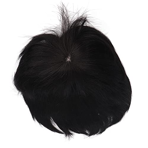 Postiche pour Homme, Système de Remplacement de Cheveux Doux et Réaliste, Toupet, Perruques de Cosplay pour Homme, Extension de Cheveux pour Jeu de Rôle Quotidien, Couvrant la
