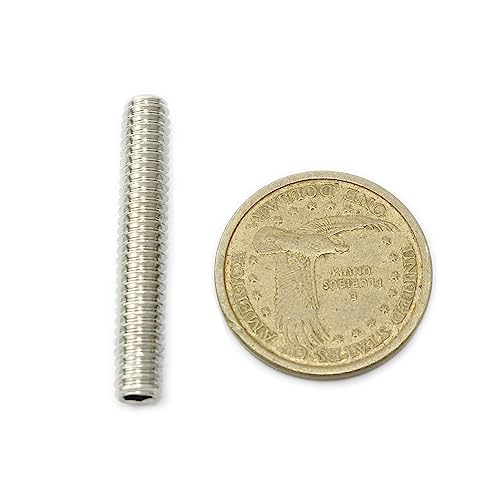 Pro Bamboo Kitchen 42506-FTCPGS-10 10Pcs 1/4-20 X 1-1/2 Inch Hexagon Hex Socket Set Screws 304 Stainless Steel Full Thread Cup Point Grub Screws thumb #3