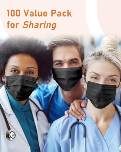 Tenice Masks Disposable 100 Pack, Face Mask For Adults, Individually Wrapped 4 Ply Extra Protection, Astm Level 3 Medical Grade Hsa Fsa Eligible thumb #5