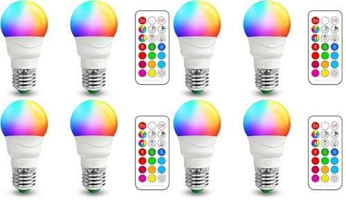 Ampoule LED E27 couleur pour illuminer vos soirées et créer une ambiance chaleureuse de 2700K