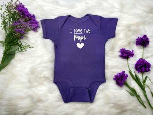 Popi Themed Infant Bodysuits, Baby Shower Newborn Gift, Pregnancy Reveal Present, Valentine's or Father's Day Gift2