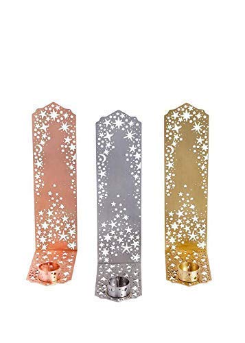 Ariana Ost Reflective Twinkling Star Votive, Scented, Pillar, Candlestick Holder - Perfect New Year Gift!