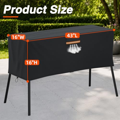 Image of EVRBUL Patio Cover for Camp Chef 3 Burner Stoves, 43 inch L x 16 inch W x 16 inch H
