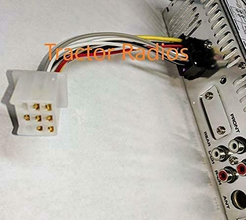 Compatible Kubota Tractor Direct Connect Stereo Radio Mp3 Am Fm Usb Aux Bluetooth Remote Lx2610 Lx Rtv-1100 Rtx-1100C Harness Plug B2650 Rtv Rtx #TOP2