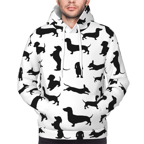 Sweat à capuche teckel polaire homme pour rester au chaud sans frisson - 5