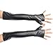 NAVAdeal Black PU Long Arm Warmer Dress Up Fingerless Gloves/Lady Gaga Gossip Girl