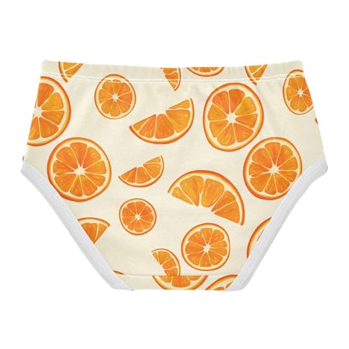 Fruit Orange Yellow Toddler Girls's Underwear 2T 23029102