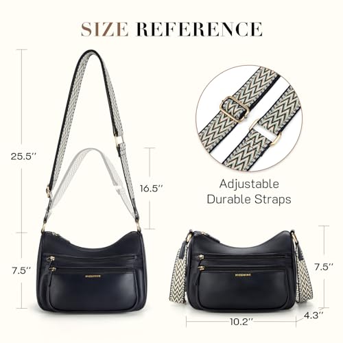 Missnine-Crossbody-Bags-for-Women-Leather-Purses-Trendy-Multi-Pocket-Shoulder-Handbags-with-Adjustable-Guitar-Strap