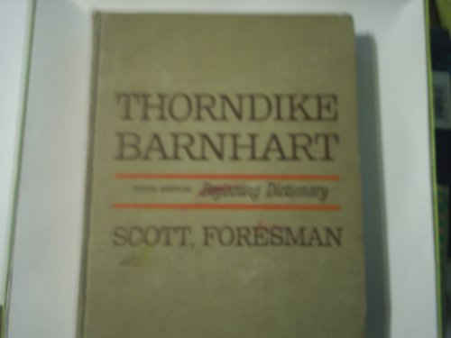 Thorndike Barnhart Beginning Dictionary B000LCEWAQ Book Cover