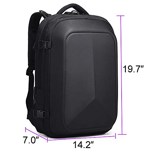Careteilly Laptop Backpack For Men -Water-Proof Hard Shell Backpack For Travel,Camping,Riding,Cycling-Large shockproof Laptop Backpacks Fit for 17 inch with USB charging port