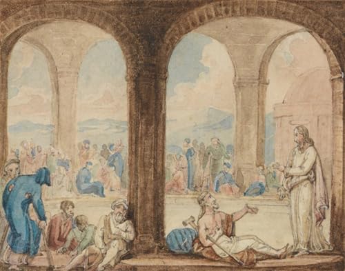 Art mural la piscine de Bethesda poster grand format 60x90cm pour une chambre élégante