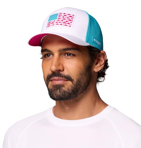 Image of Columbia Unisex PFG Logo Mesh Ball Cap