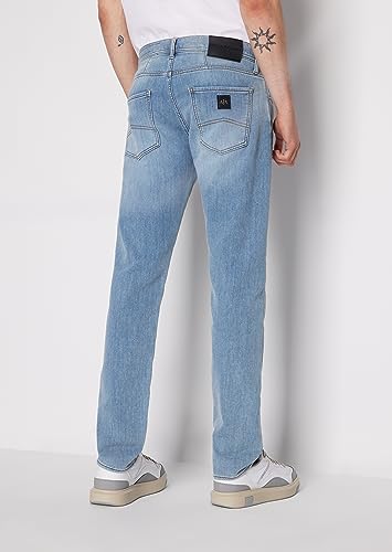 Armani Exchange Men's J13 Slim Fit Comfort Fabric Stretch Denim4