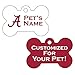 Alabama Crimson Tide 2-Sided Pet Id Dog Tag | Officially Licensed | Personalized for Your Pet