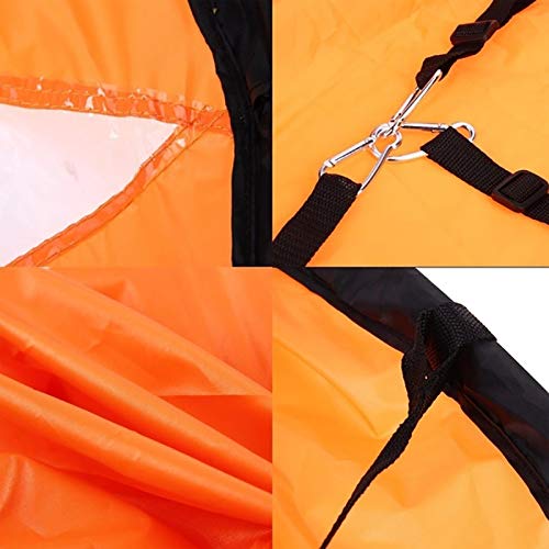Japanamstore 42" Durable Downwind Wind Sail Sup Paddle Board Instant Popup Kayak Boat Sailboat Canoe Foldable Style For Kayaks, Canoes, Inflatable Boats, Paddle Board (Orange) #TOP2