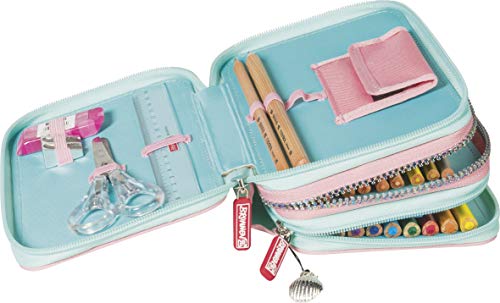 Baier & Schneider Schüler-Etui 3 Reißverschlüsse Fant