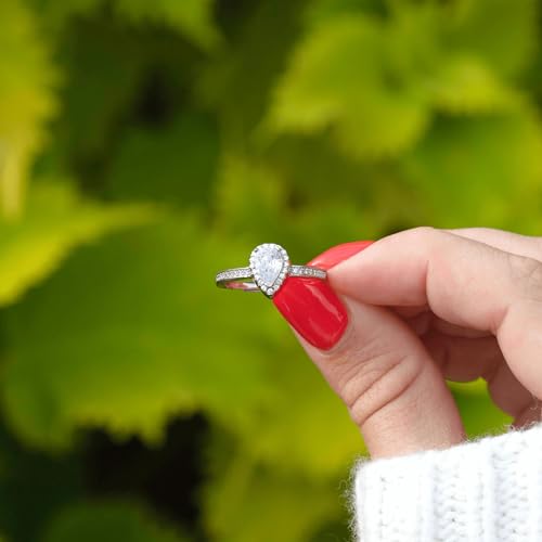 Hope Rings – Teardrop From Heaven Memorial Ring for Ashes – Handcrafted 925 Sterling Silver – Adjustable Wrap Ring – Hypoallergenic Keepsake Gift for Men & Women (Sterling Silver, Adjustable)4