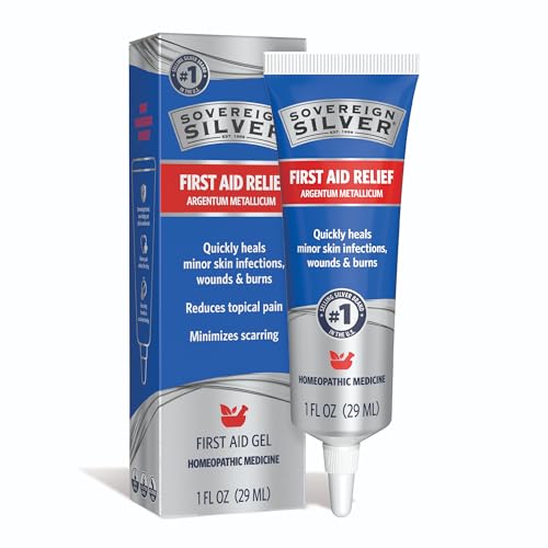 Image of Sovereign Silver First Aid Gel - Argentum Metallicum Gel Wound Care Support, Topical Skin Care for Minor Skin Irritations - 1 fl oz (30 mL)