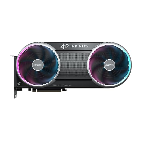 Image of GIGABYTE AORUS GeForce RTX 5070 Infinity 12G Graphics Card, 12GB 192-bit GDDR7, PCIe 5.0, WINDFORCE HYPERBURST Cooling System, GV-N5070AORUS IF-12GD Video Card