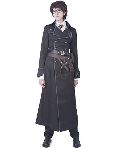 miccostumes Men's Yukio Okumura Cosplay Costume (L, Black)