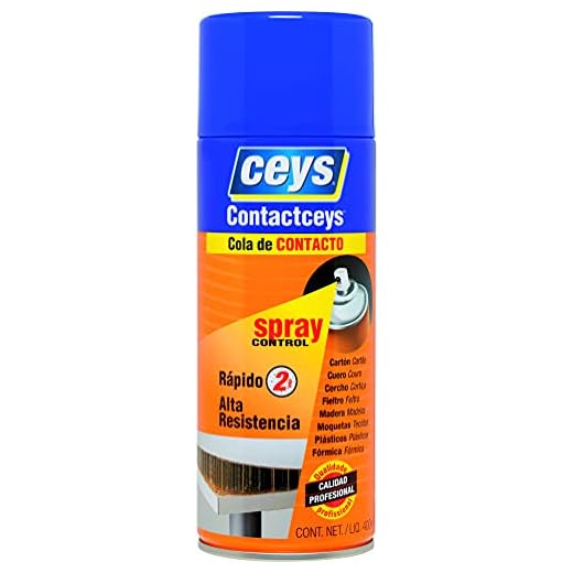 Ceys - Cola de contacto contactceys - Spray control - Alta resistencia - 400 ml