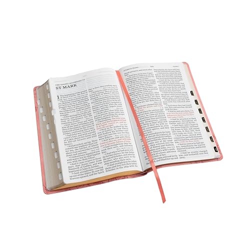 Holman Bibles Holman Bible Publishers Kjv Holy Bible, Giant Print With Cross-References, Soft Pink Leathertouch With Floral Cover Design, Thumb Index, Ribbon Marker, Red Letter, Full-Color Maps, Easy-To-Read Mcm Type, King James Version thumb #11