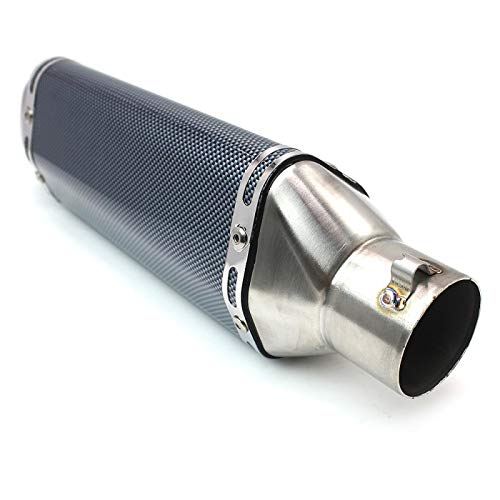 Tubo de Escape Moto Silenciador Force Simil Carbono