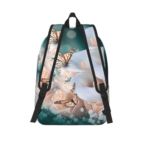 Sac d'infirmière multifonction avec motif papillon pour protéger son PC - 3
