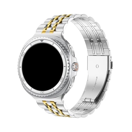 Bracelet Samsung Galaxy Watch8 en acier pour remplacer le silicone et éviter les allergies