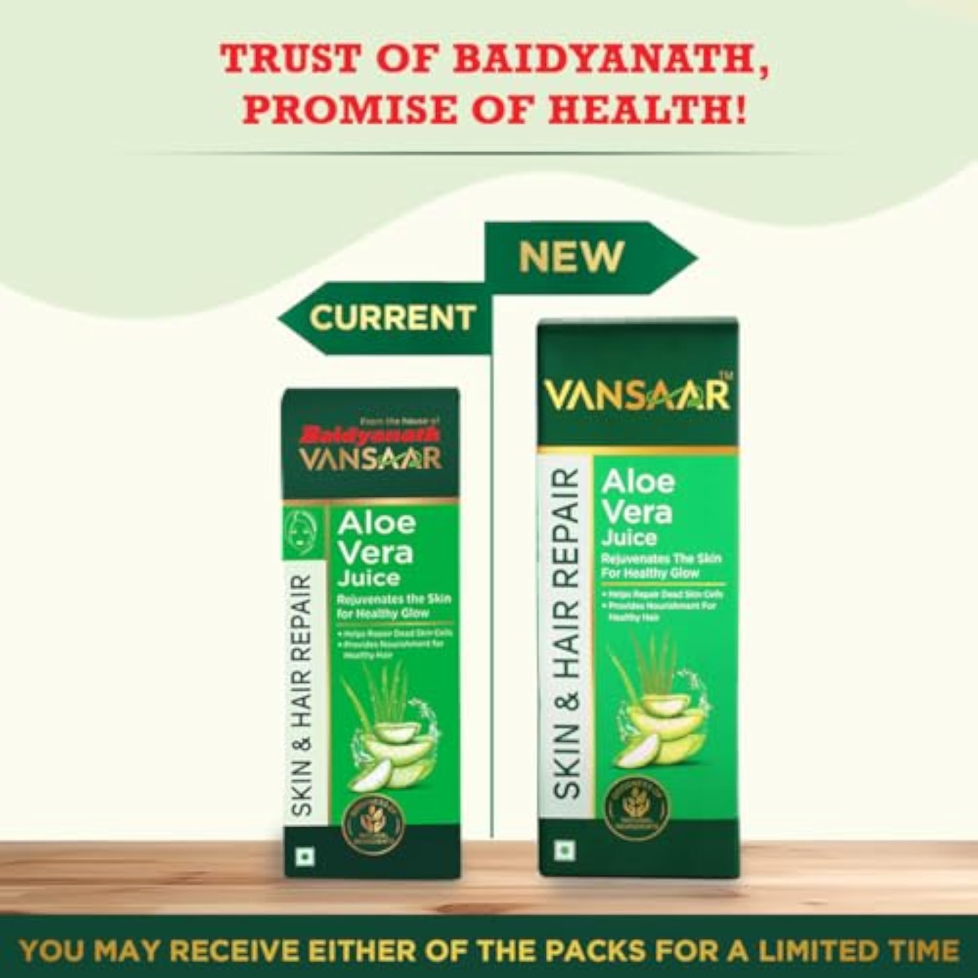 Vansaar Aloe Vera Juice for Glowing Skin & Healthy Hair