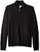 Produktbild Amazon-Marke: Goodthreads Herren-Pullover aus Merinowolle, mit Viertel-Reißverschluss, Schwarz (black Bla), US L (EU L)