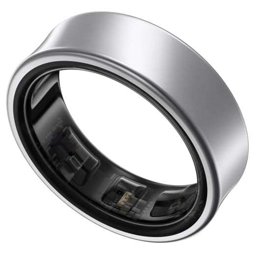 Samsung Galaxy Ring - Bague intelligente avec boîtier en titane - Samsung Health avec AI - Suivi du sommeil - Taille 9 (US) - Argent titane