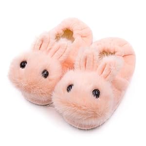 Toddler Girls Fuzzy Slippers Unicorn Tie Dye Fluffy Sandals Cartoon Cute Warm Cozy Plush Slip on Kids House Slippers