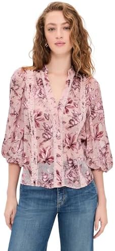 alice + olivia Women's Arlette Collared Blouse