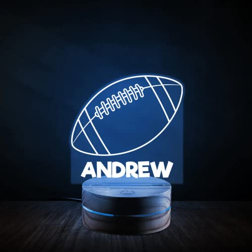 Athlete's Gift Shop Personalized Football Night Light