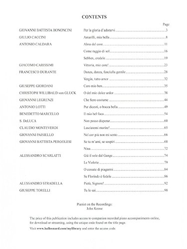 Twenty-Four Italian Songs And Arias Of The 17th And 18th Centuries - Medium High Voice (Book/CD). Für Mittlere Stimme, Hohe Stimme, Klavierbegleitung