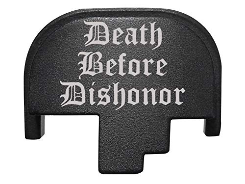 NDZ Performance Rear Back Plate for Smith & Wesson S&W M&P 2.0 Full-Size Compact Black - Death Before Dishonor