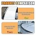 Car Rear Spoiler Roof Lip Kit, Carbon Fiber 3D Rubber Trunk Spoiler Trim Strip Cool Car Decoration, Universal Punch-Free Vehicle Exterior Accessory Sticker (Black)