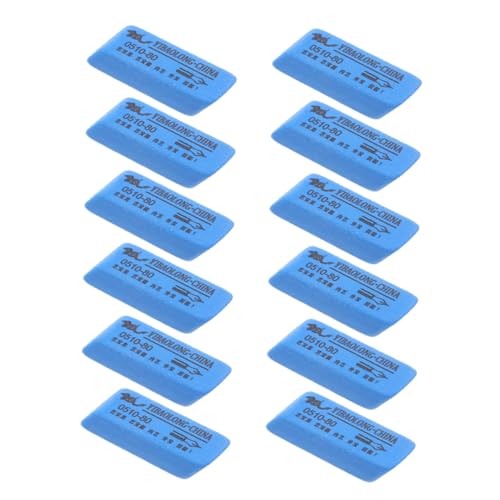 HEMOTON 12Pcs Guitar Fret Polish Tools Kit Durable String Care Erasers for Cleaning Guitar Bass Easy to Use Compact Design for Musicians Guitar Enthusiasts