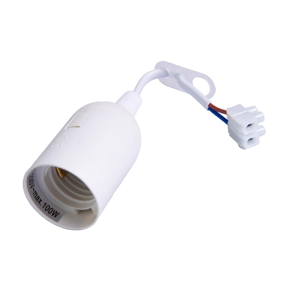 NCC-Licht 10 x Baufassung Renovierfassung E27 weiß + 10 x LED Leuchtmittel Birne 13W = 100W E27 matt 1300lm Tageslicht 6000K
