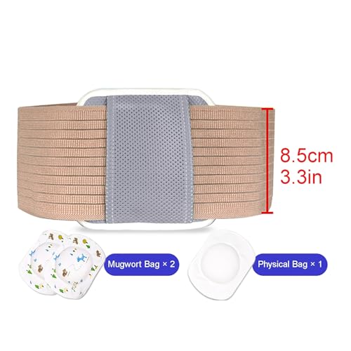 Faja para Hernia Umbilical para Hombre y Mujer, Soporte Abdominal con 3 Almohadillas de Compresión miniatura 3