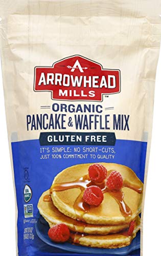 Arrowhead Mills Gluten Free Pancake & Waffle Mix, Organic, 26 Ounce Bag (Pack Of 6)