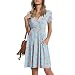 Sommerkleid Damen Sexy Und Hochzeit Handgelenk Blumen Elegant Sexy Kleid Damen Minikleid Casual Loose Sexy Minikleid Sommer Shirtkleid Festliche Kleider Für Damen Hochzeit Gast Chiffonkleid