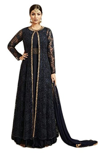 latest gown with jacket