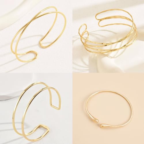Image of Long tiantian Gold Arm Cuff Upper Arm Armband Greek Goddess Costume Jewelry
