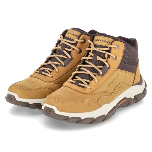 Skechers Botas de senderismo Santoro Hopkins para hombre, Malla sintética de piel de trigo, 42 EU
