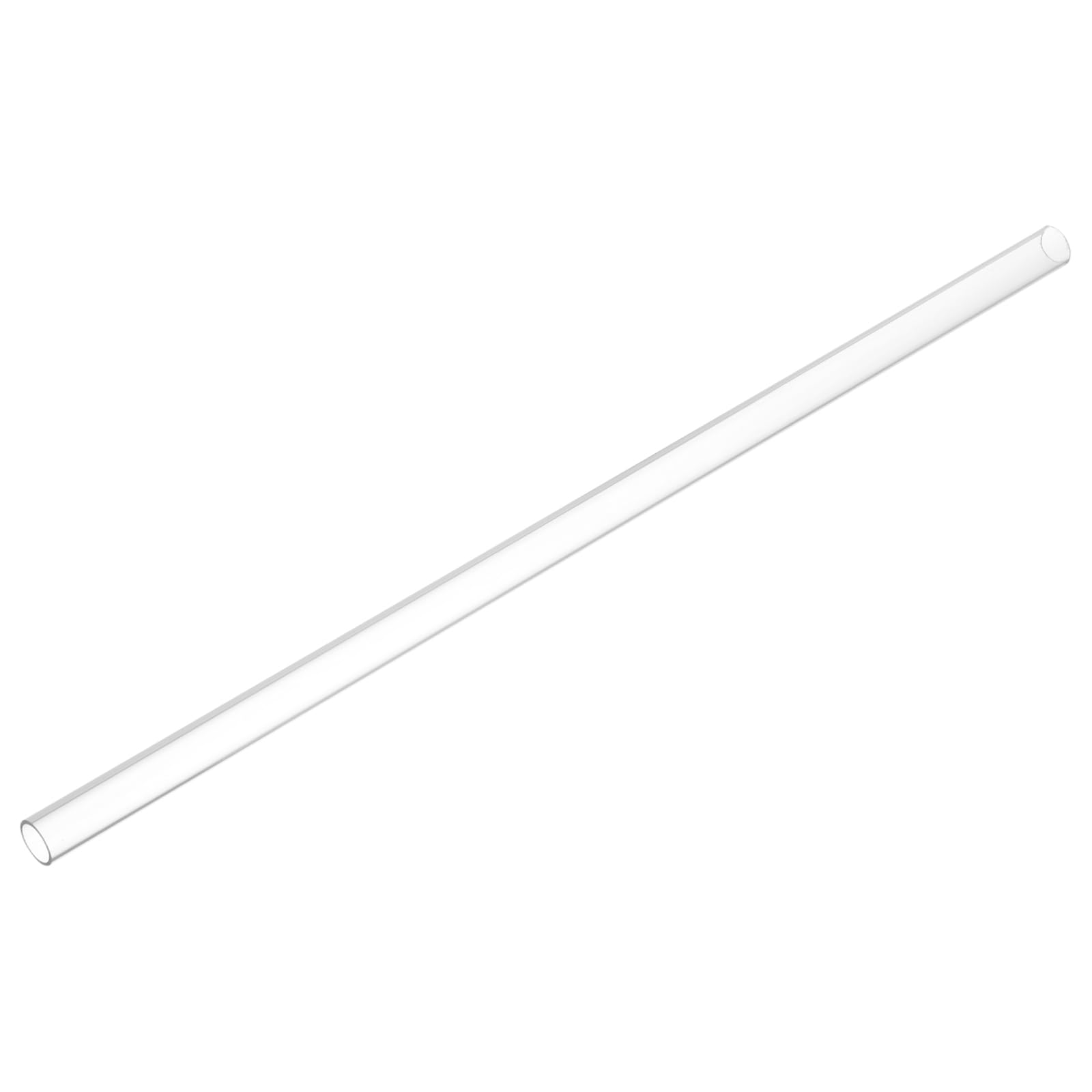 uxcell Clear Rigid Tubing 9mm(0.35") ID x 11mm(0.43") OD x 1Ft Length Round Plastic Polycarbonate Tube