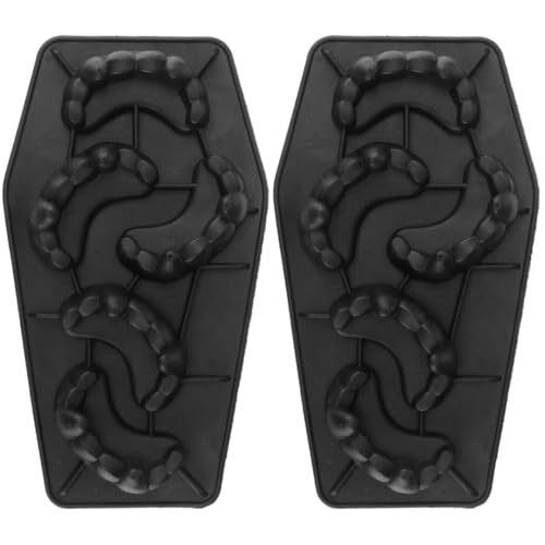 Molde para cubitos de hielo dientes de vampiro 2 pzs miniatura 1